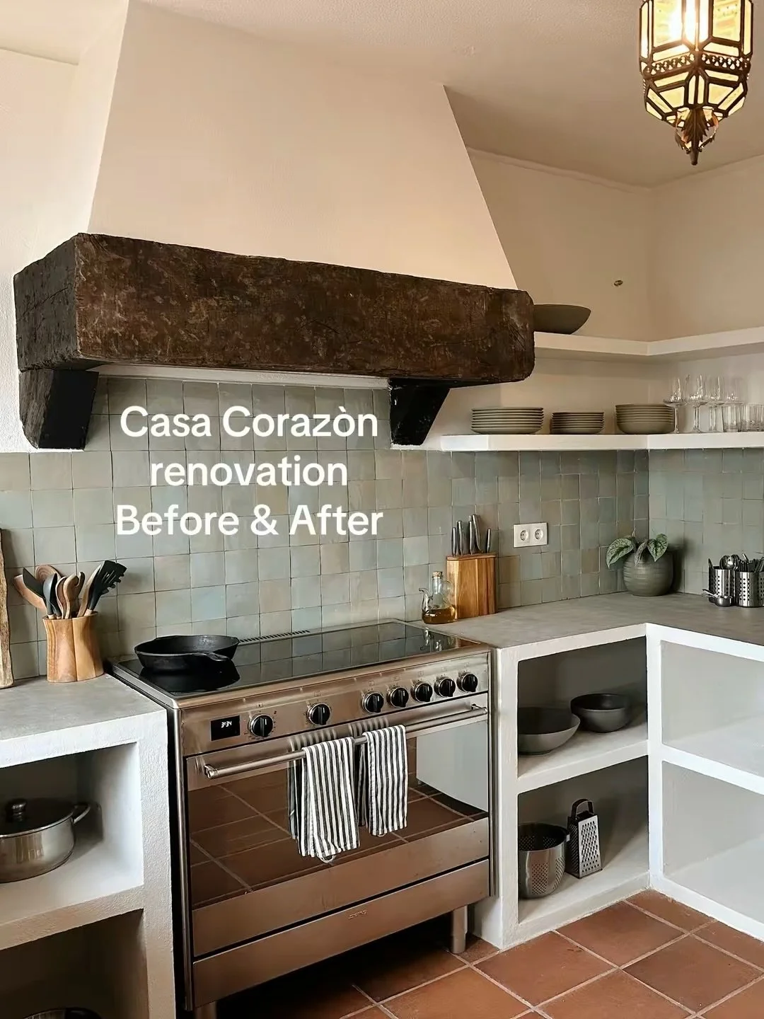 Casa Coraz&ograve;n: our Portugal farmhouse renovation, Before &amp; After 🛠️
We recently completed a three month renovation of Casa Coraz&ograve;n, the original farmhouse on our Portugal farm. We intended to only renovate two bathrooms, but that qu