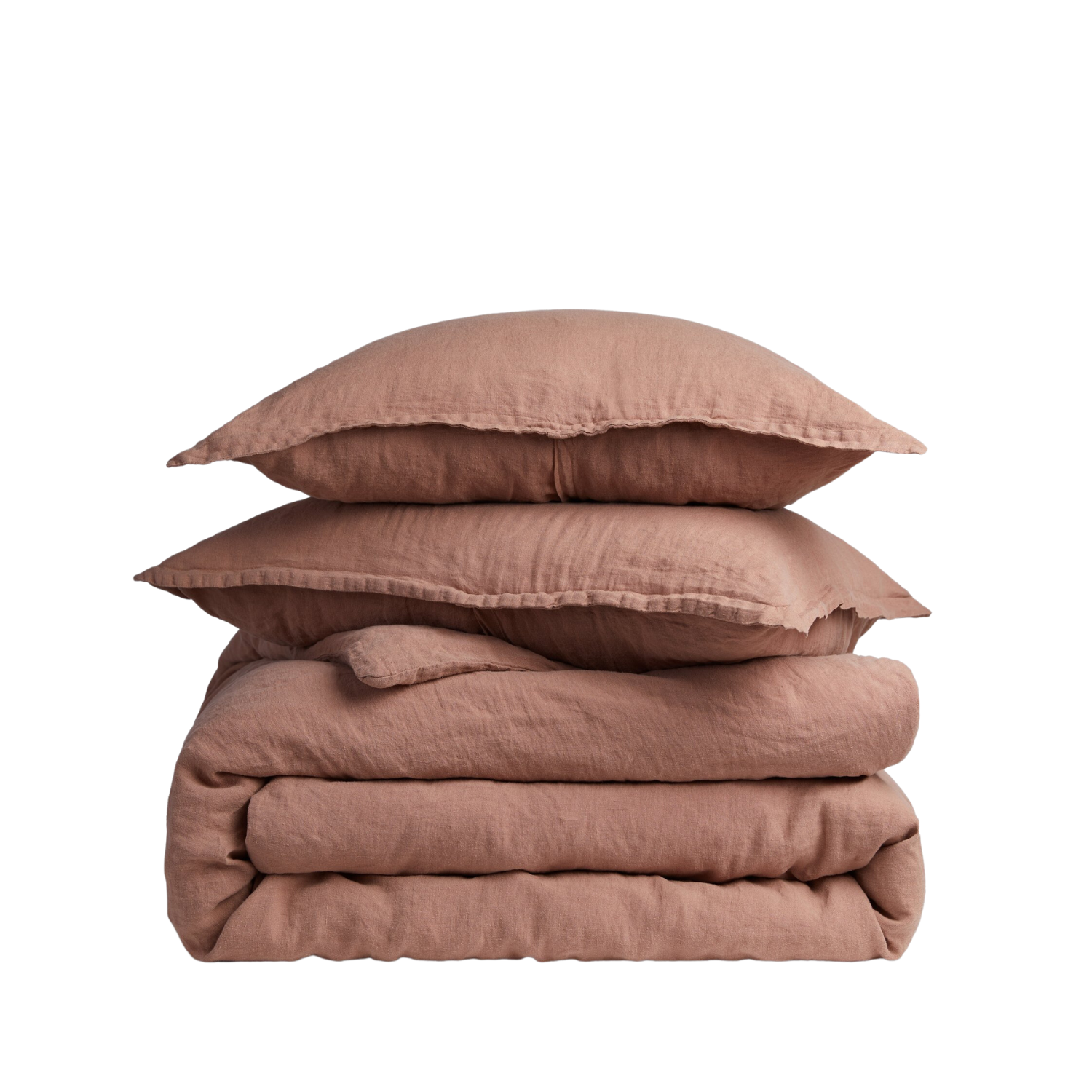 Linen Duvet Set in Clay