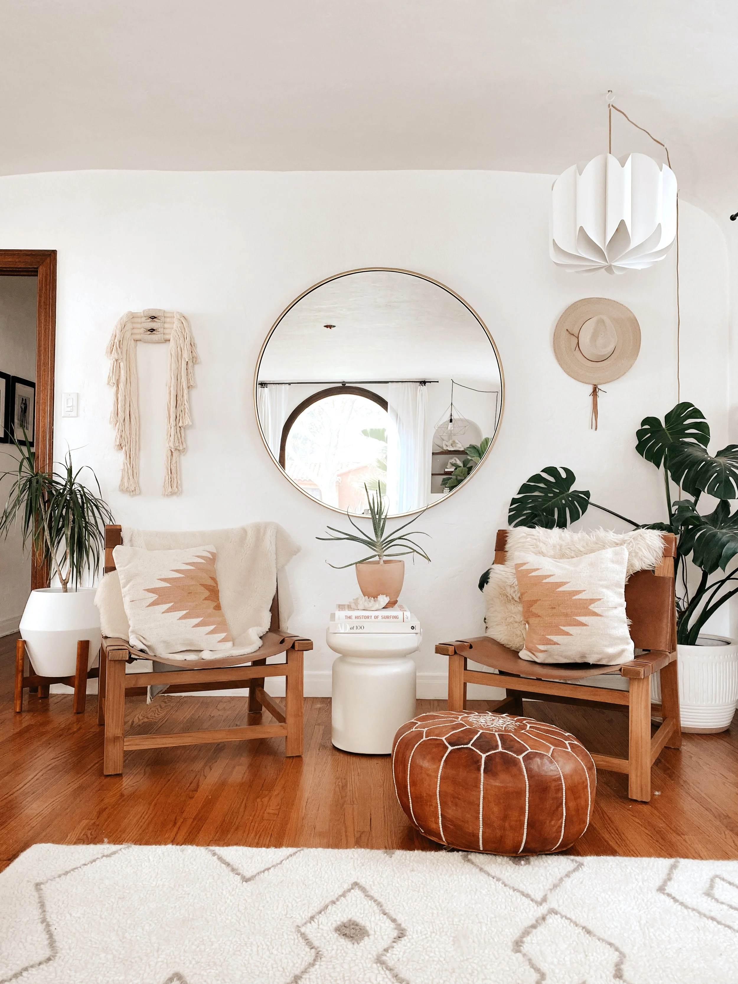 The Blanco Bungalow California - Shop the Living Room Product LInks from Westelm and more