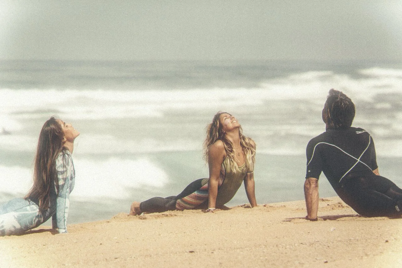 Womens Group Surf Lessons for Beginners in Ericeira Portugal with THe Blanco Bungalow Portugal.JPG