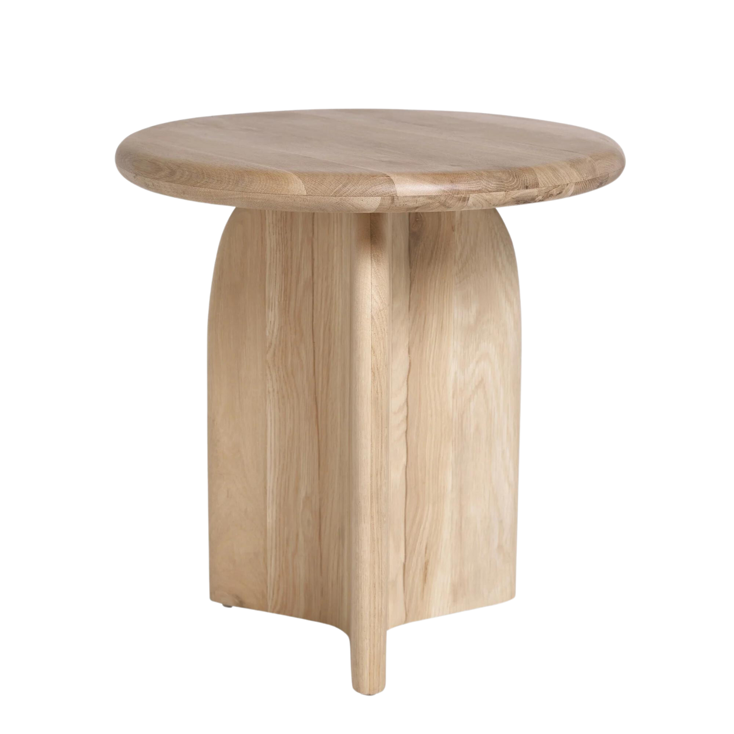 Natural Wood Side Table