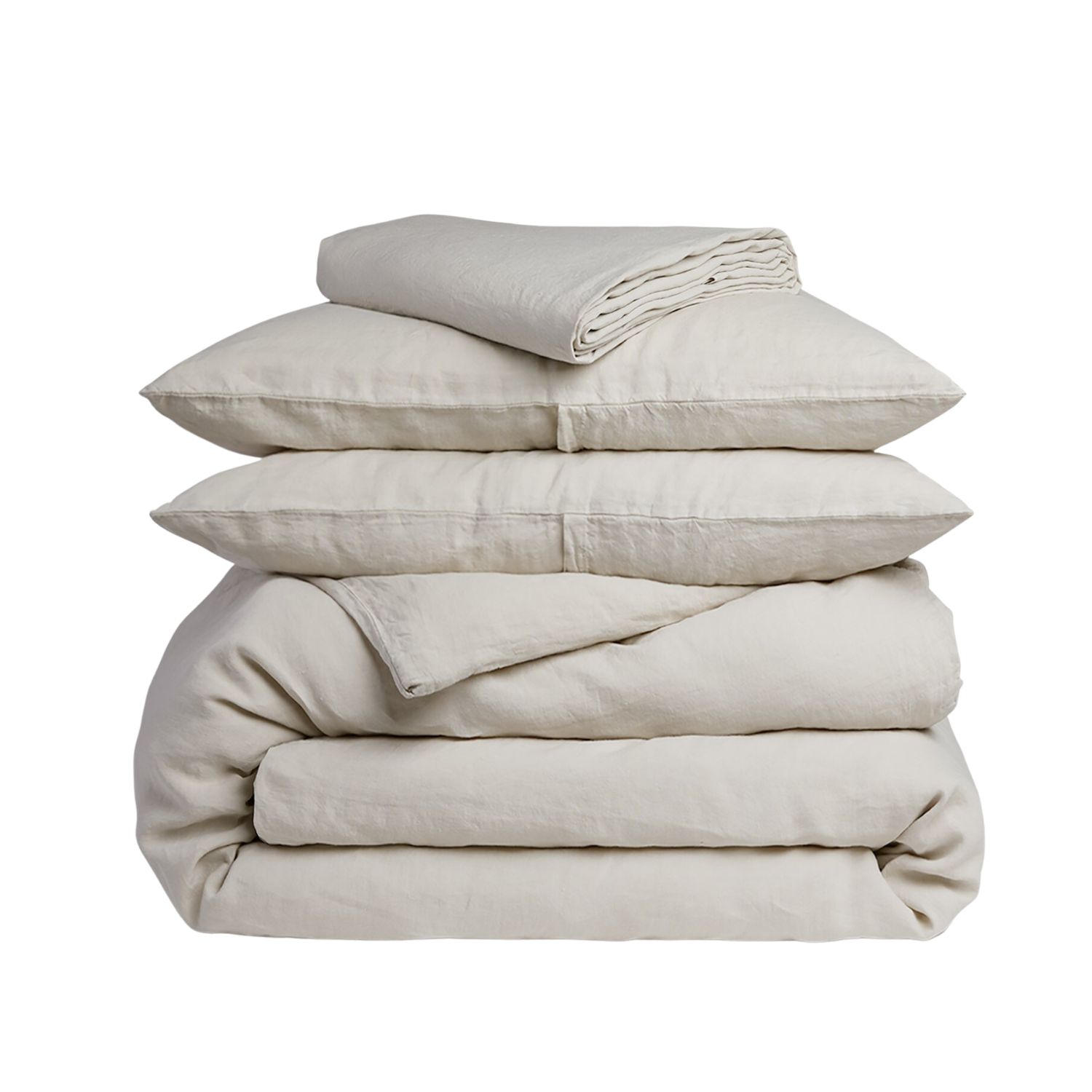 Linen Duvet Set Bone