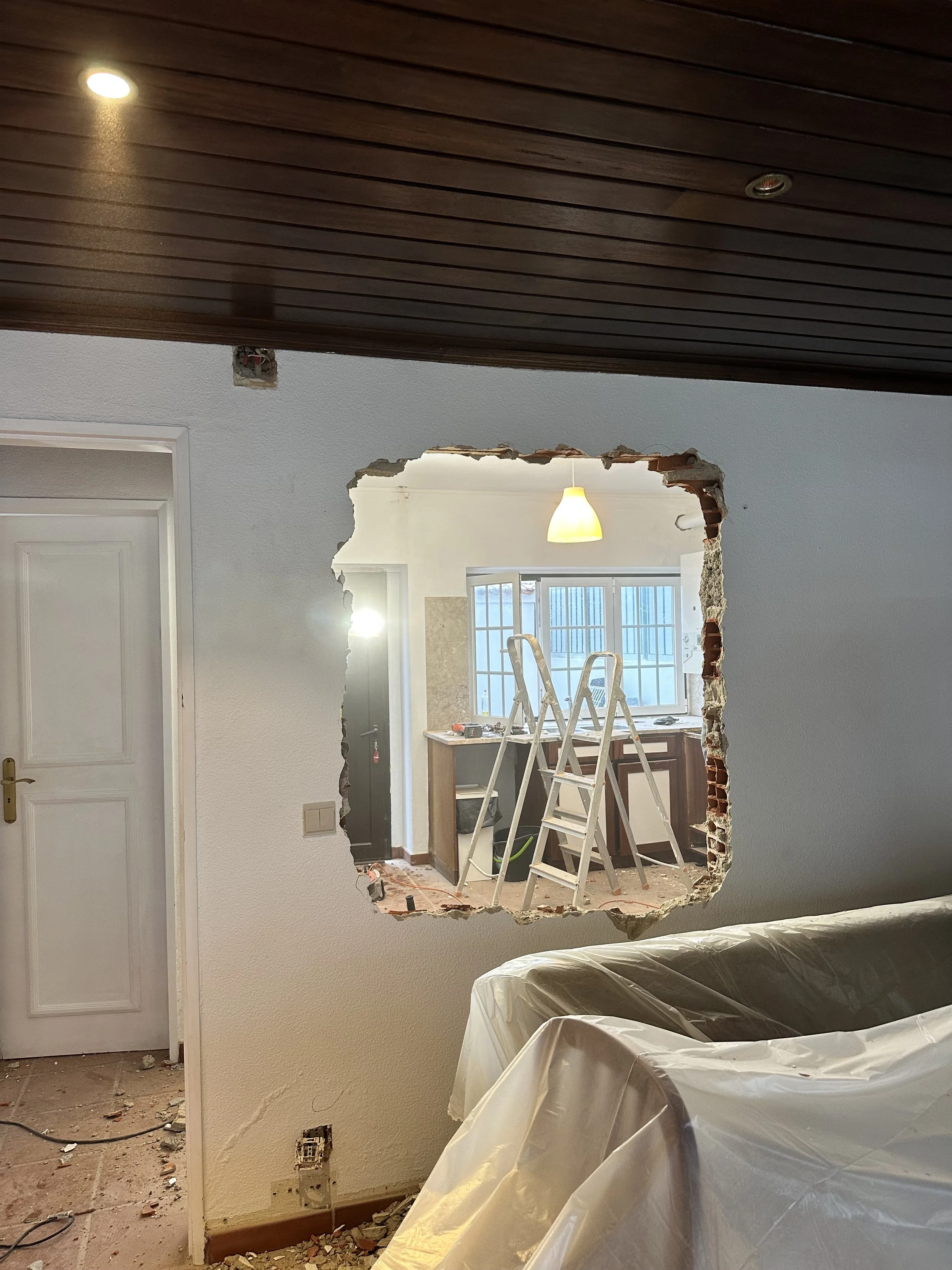 The Blanco Bungalow Ericeira Portugal: From Quick Fix to Full Gut: How a “Simple” Bathroom Update Became a Whole-House Rebuild