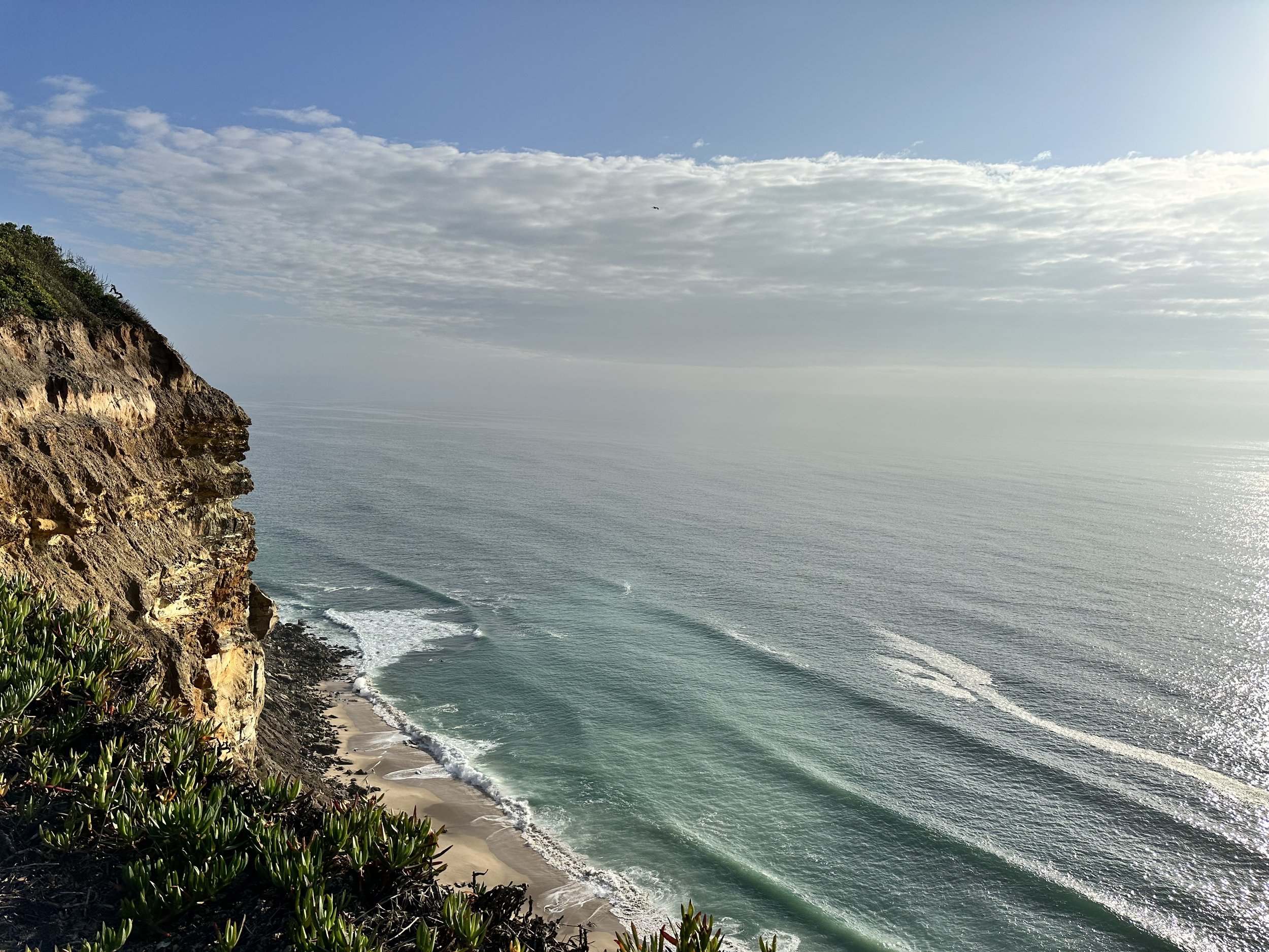 Ocean cliff hikes near The Blanco Bungalow, Ericeira