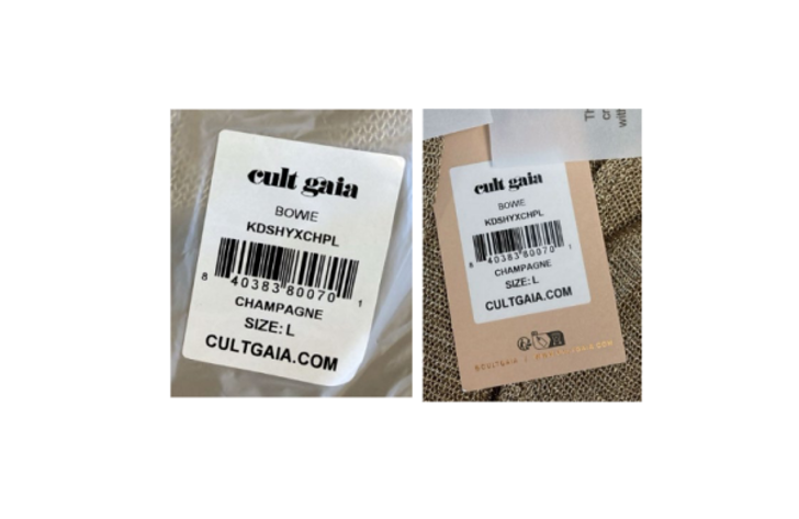 Kledingproducent kleurt binnen de lijntjes met aanduiding ‘champagne’