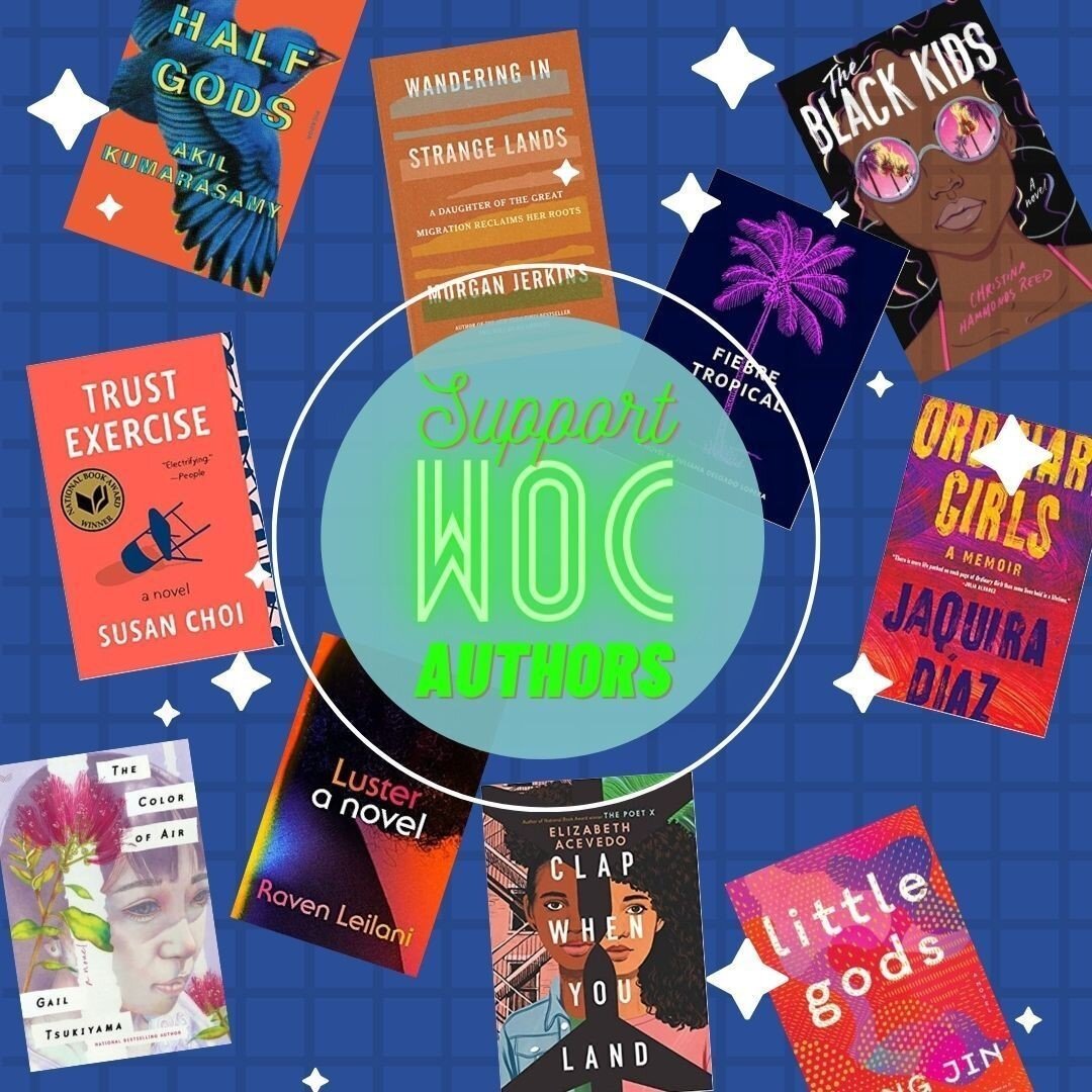 Support WOC authors. Now, forever, always. Periodt. ⠀
.⠀
.⠀
.⠀
Are you readings any of this amazing books?⠀
.⠀
.⠀
#WOCauthors #woc #WRBG