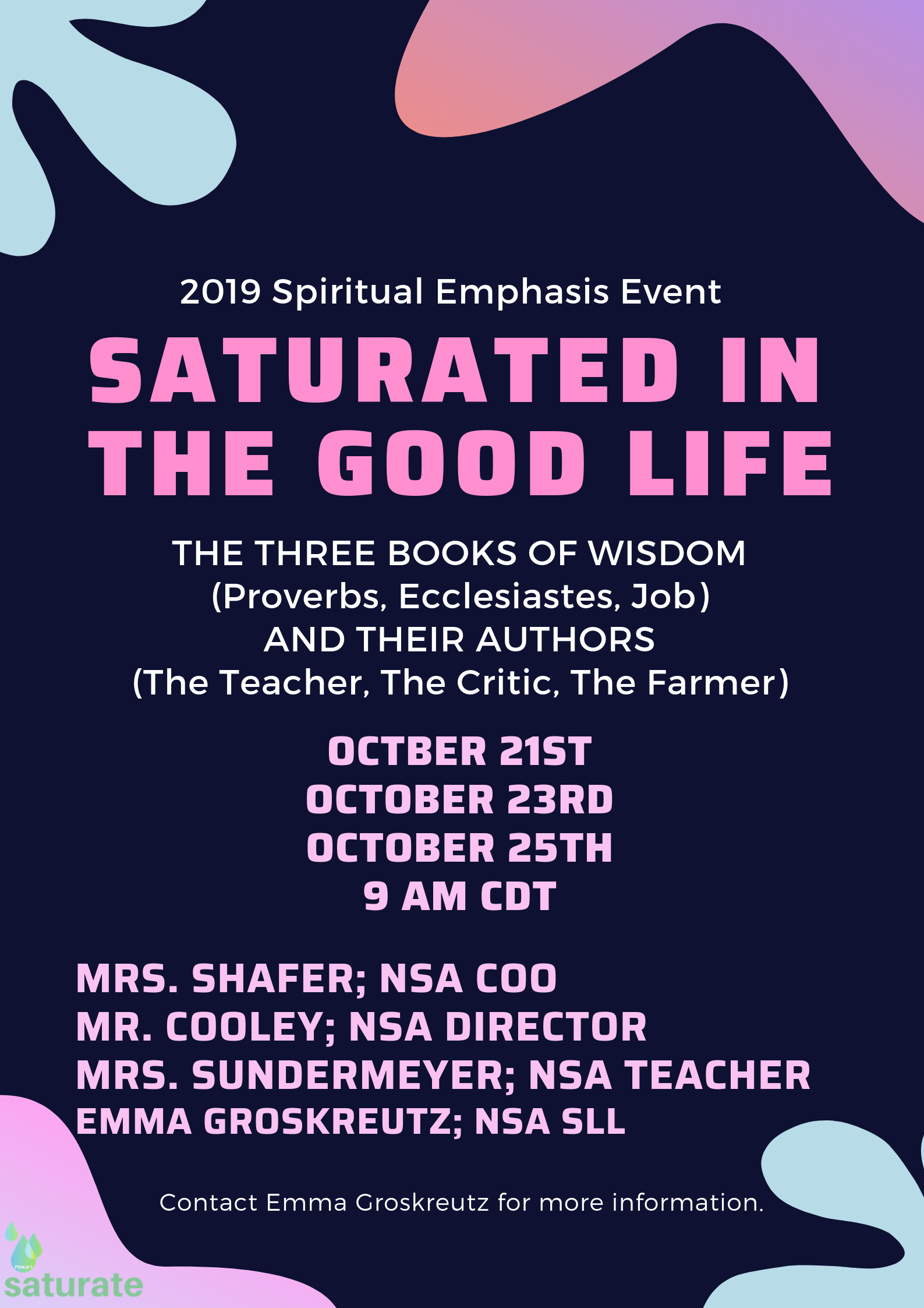 The Spiritual Emphasis Events of NorthStar