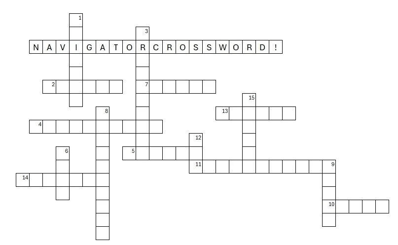 Navigator Crossword Puzzle for April Publication 2025