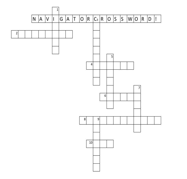 Navigator Crossword Puzzle for January Publication 2026