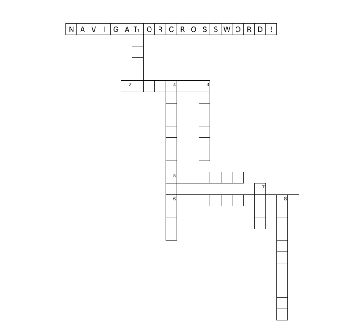 Navigator Crossword Puzzle for April Publication 2026