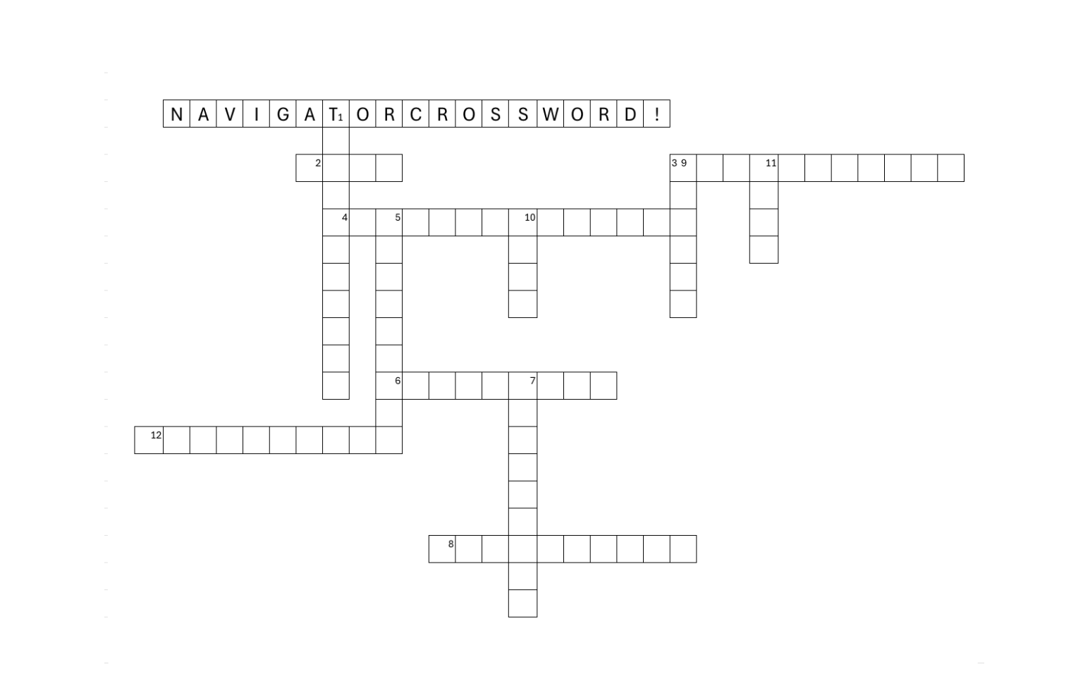 Navigator Crossword Puzzle for October Publication 2026