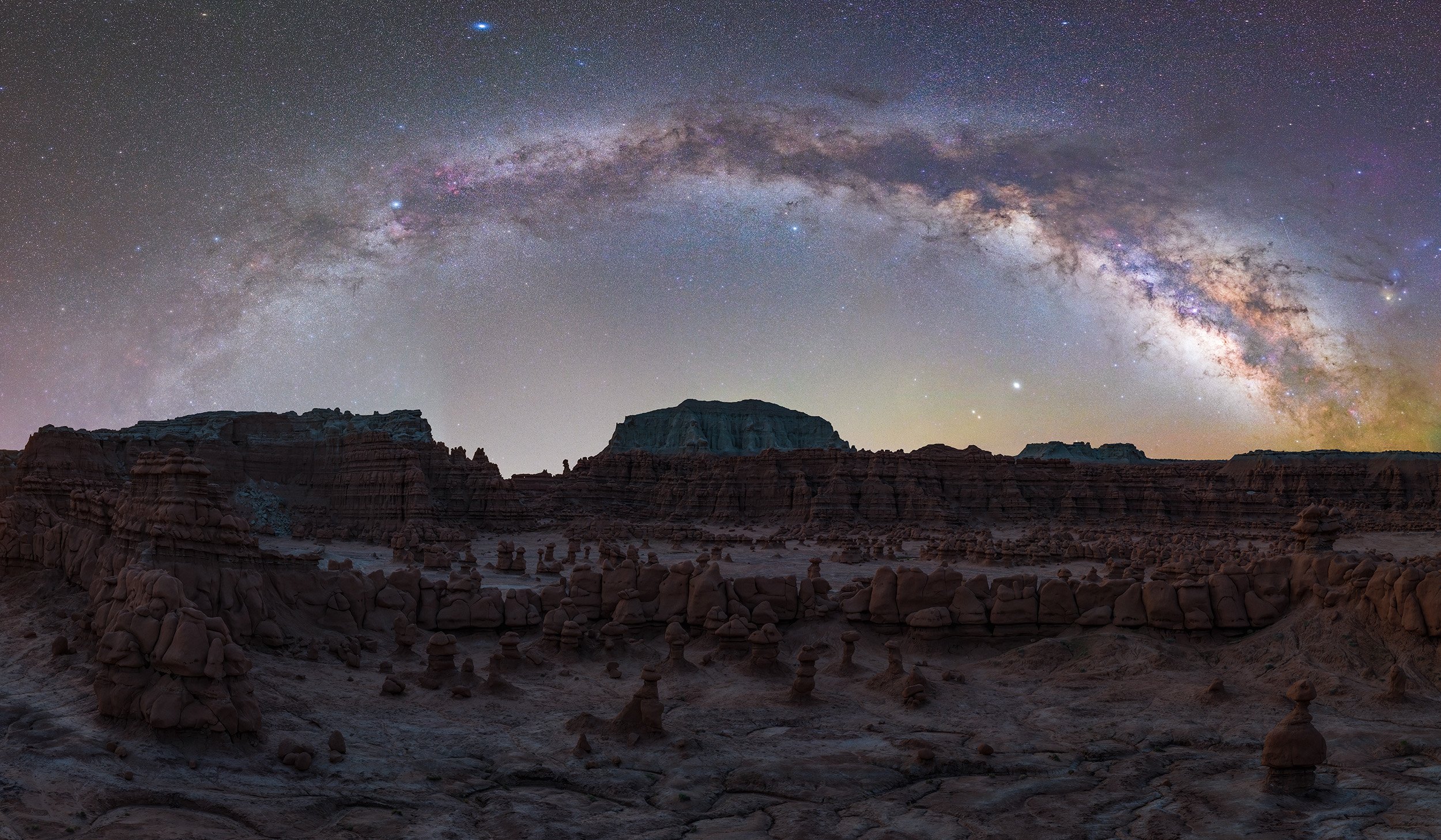 Goblin Valley Milky Way Panoramic Nightscape.jpg