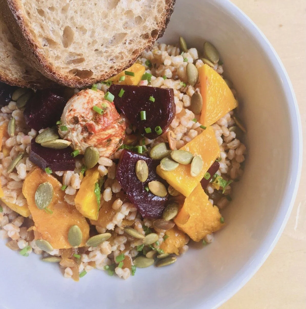 Launch of NEW Fall grain bowls at The Miller's Table at Maine Grains