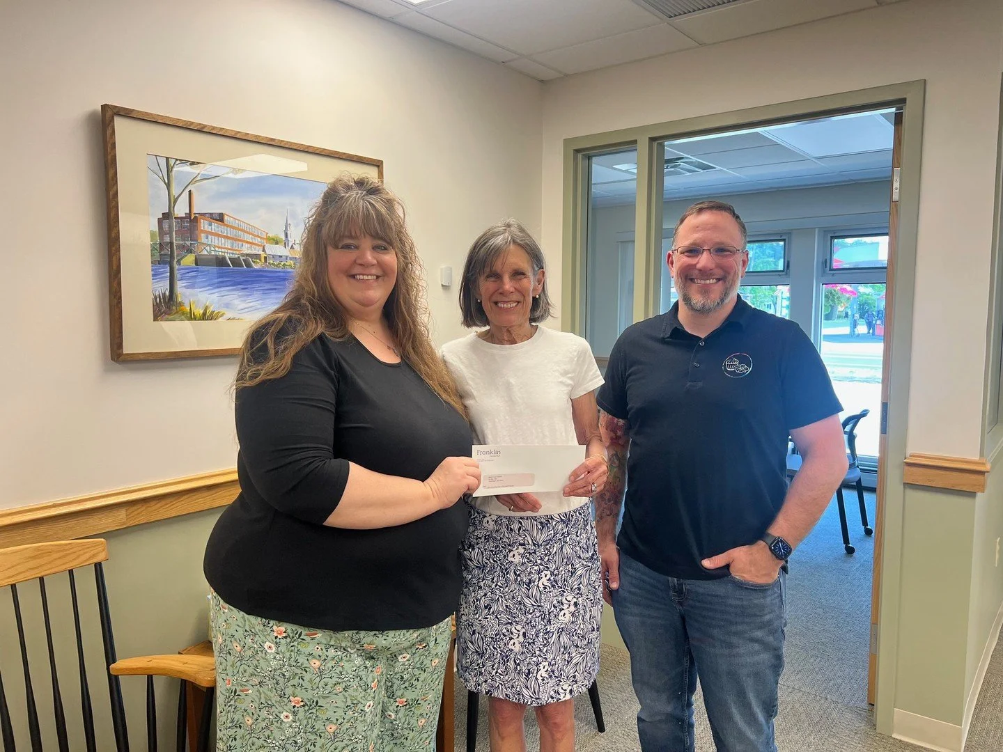 We're incredibly grateful to Franklin Savings for their $10,000 donation supporting our Technical Assistance grants and the Kneading Conference. This kind of investment helps us continue building a stronger grain economy in Maine&mdash;connecting far