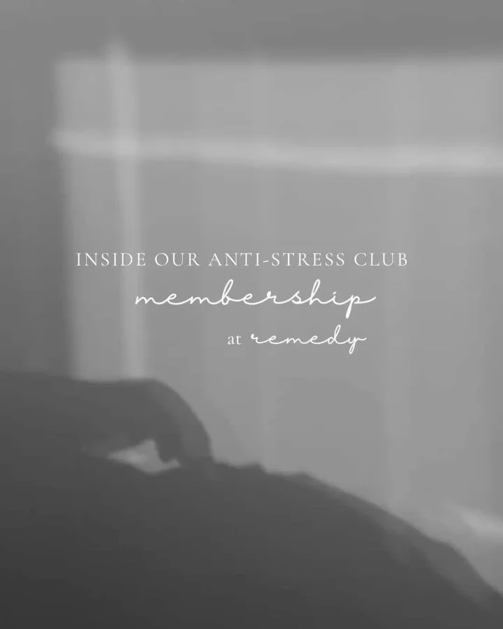 This is what our Anti-Stress Club looks like ☁️

One monthly ritual for your nervous system.
The remedy Massage or signature facial. Your choice.

Plus a few things we believe make wellness feel like community:
&bull; member pricing on enhanced servi