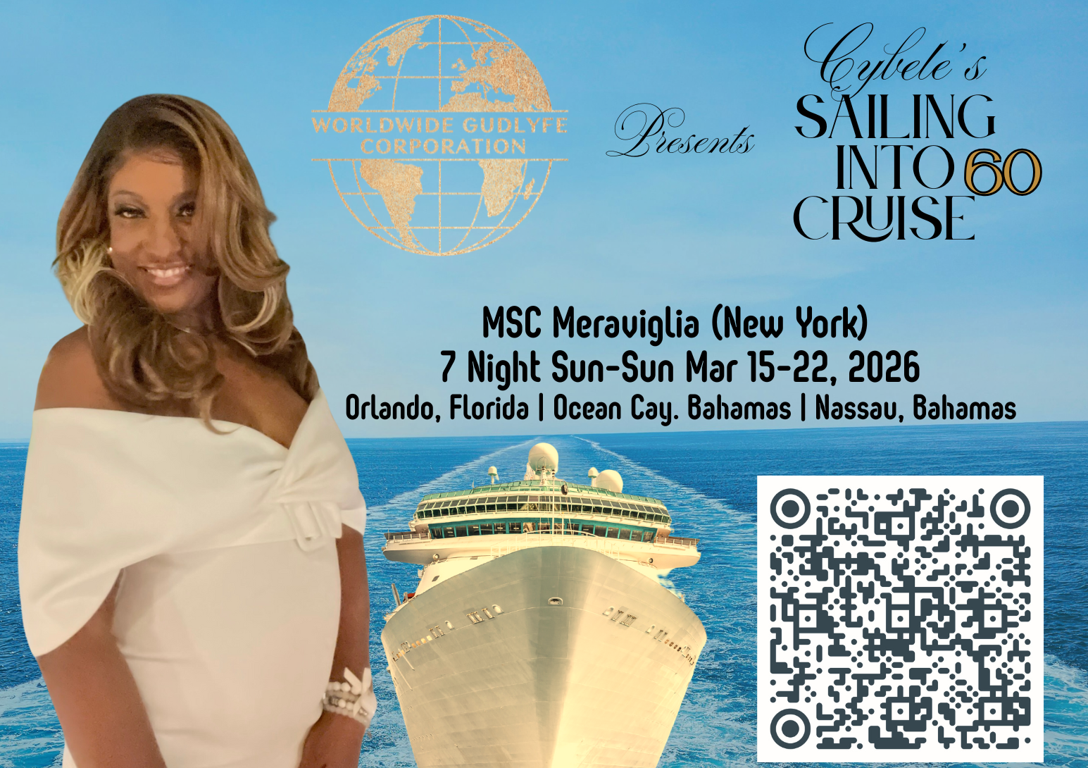 Cybele's Sailing Into 60 Cruise March 15-22, 2026