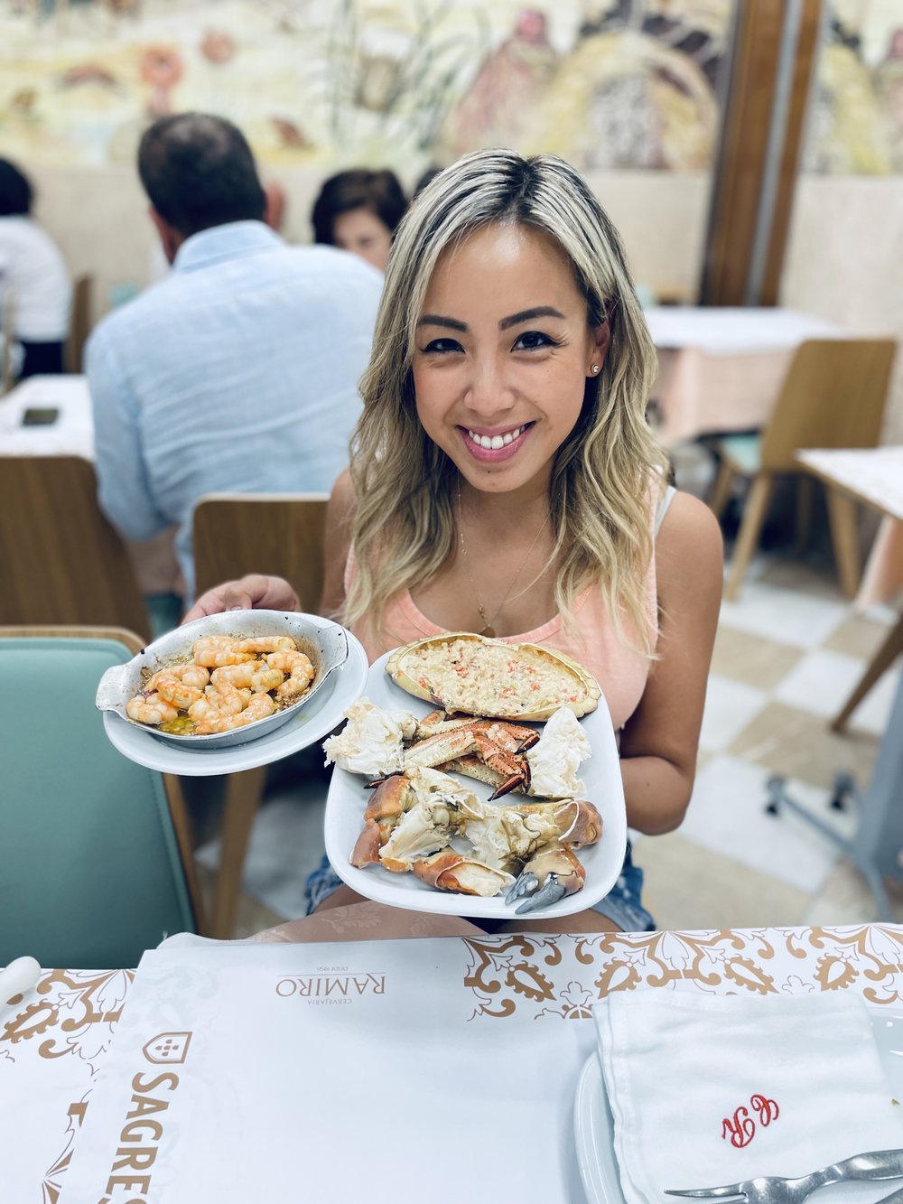 A Girl and Her Seafood