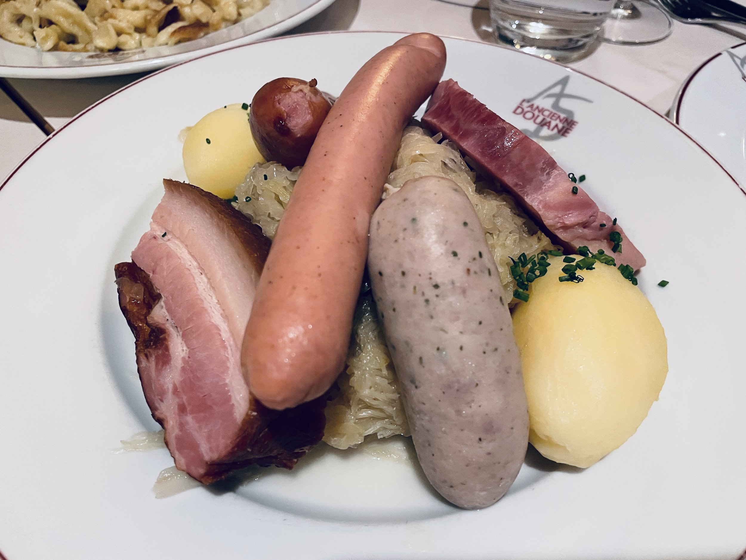 Strasbourg Sausages and Sauerkraut