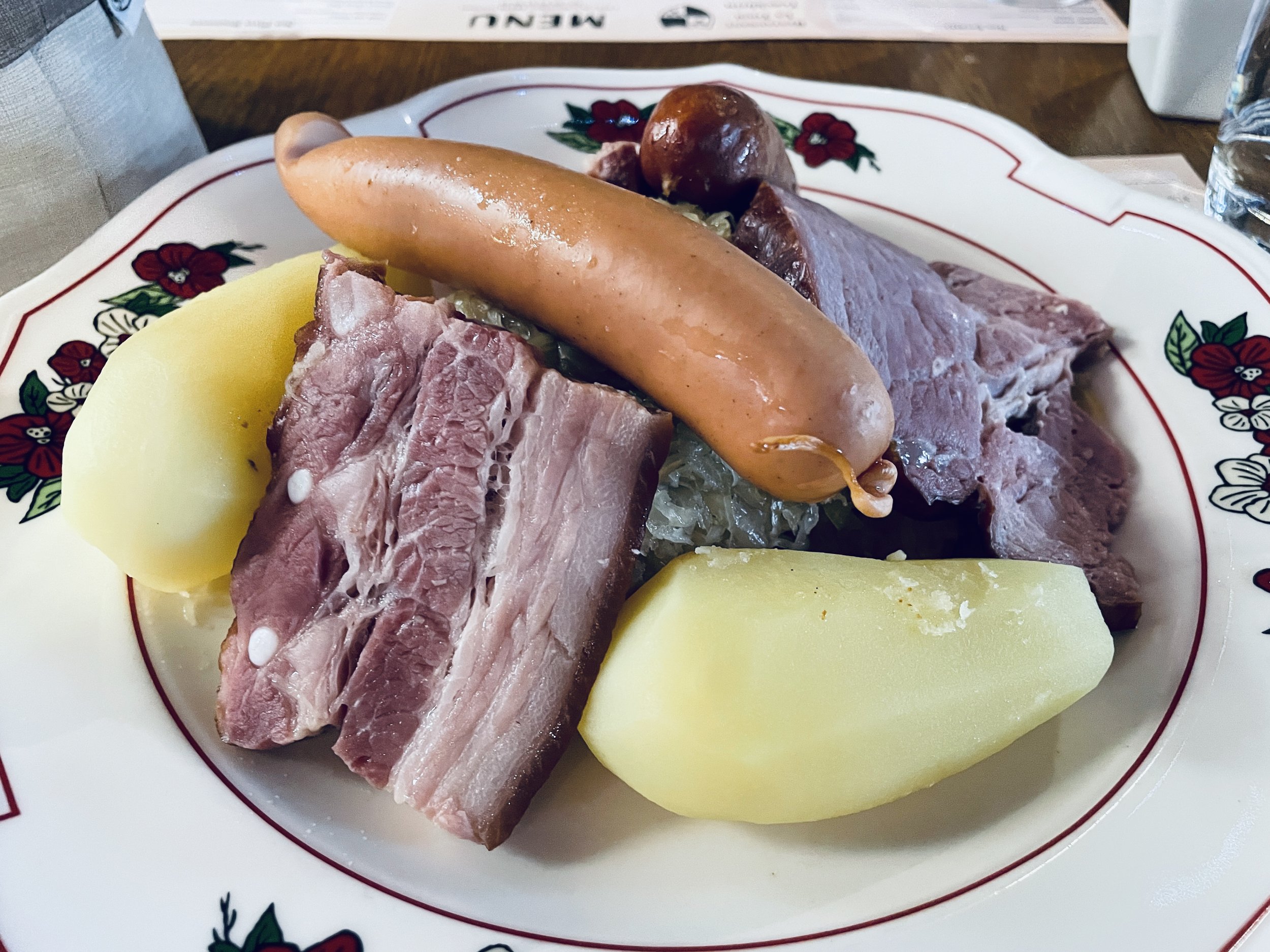 Sausages, Salted Meat, Sauerkraut