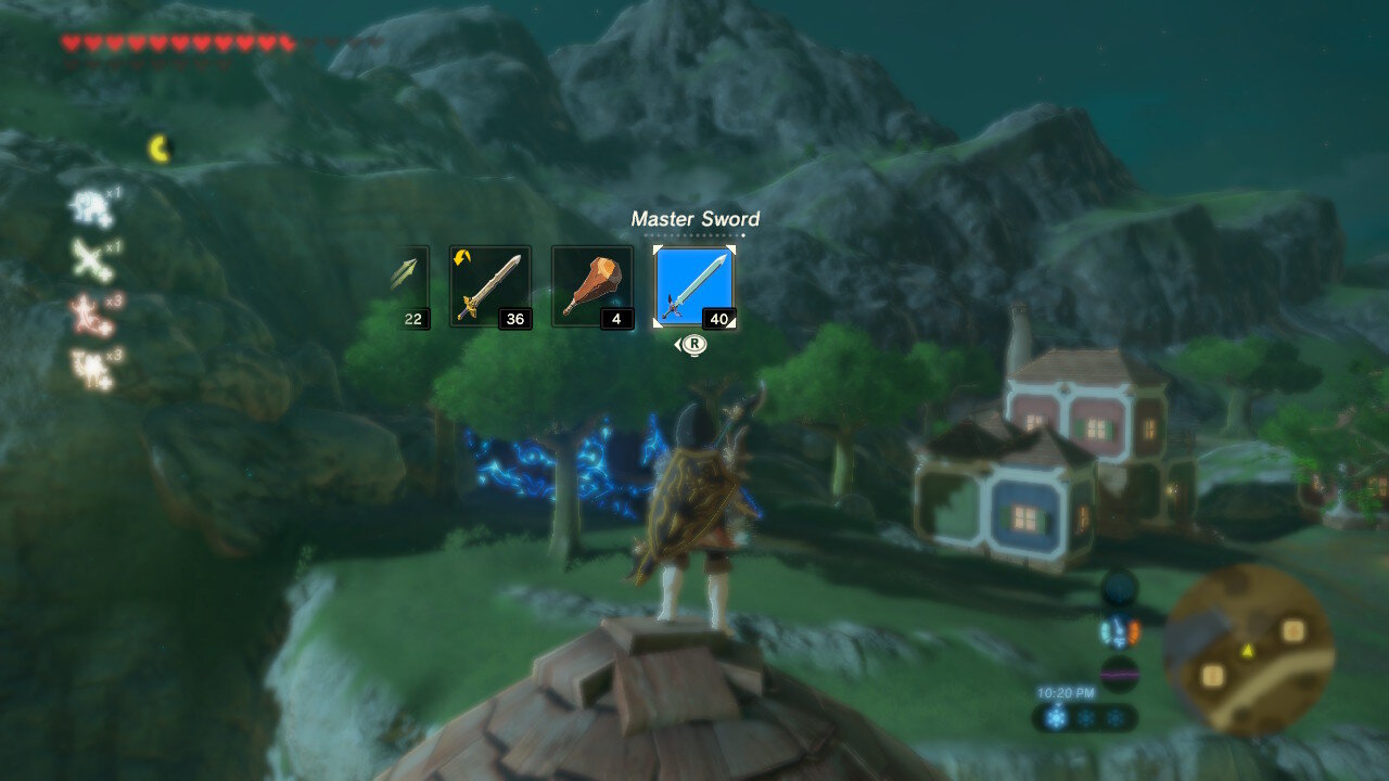 User Interface in The Legend of Zelda: Breath of the Wild