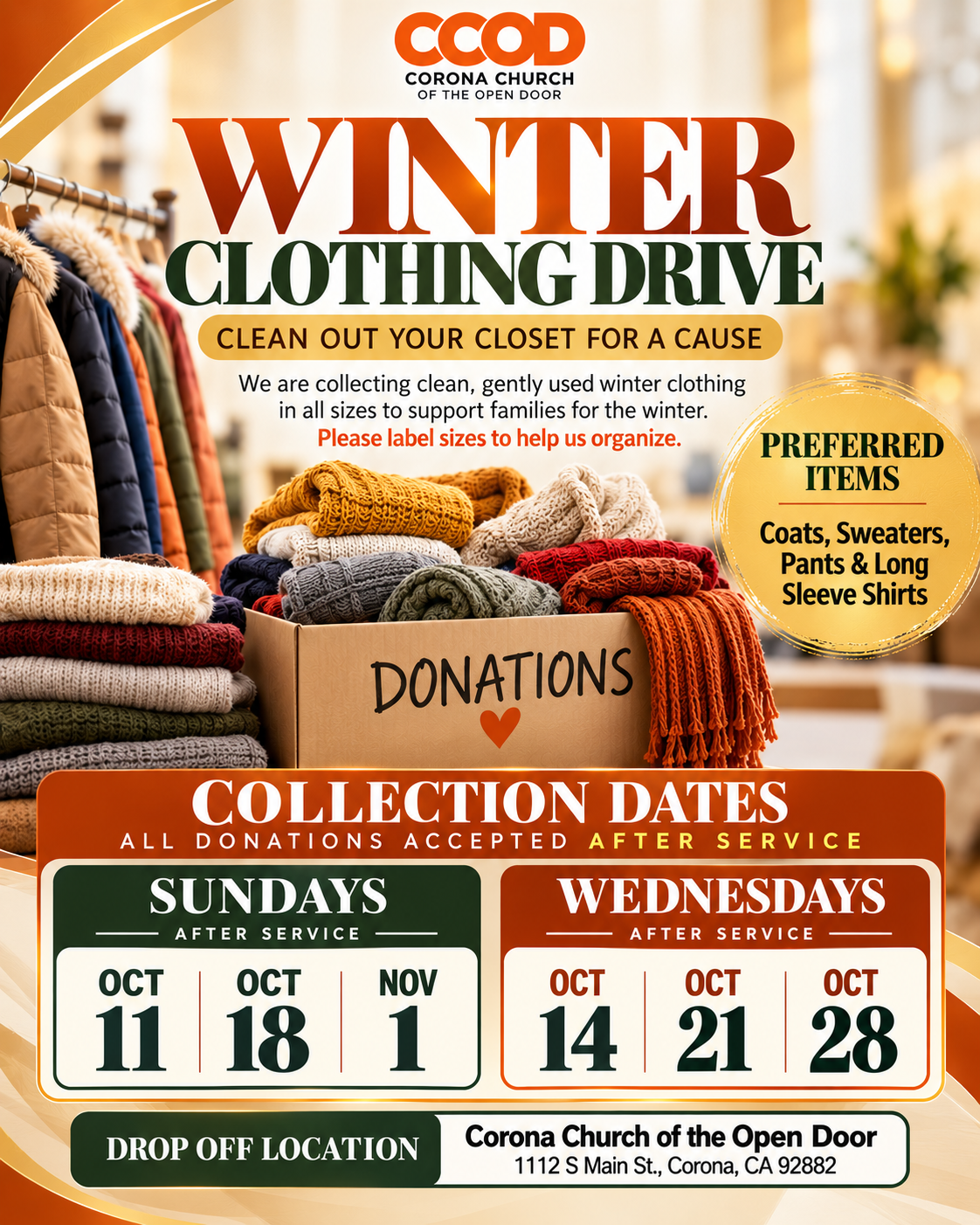 Winter Clothing Drive