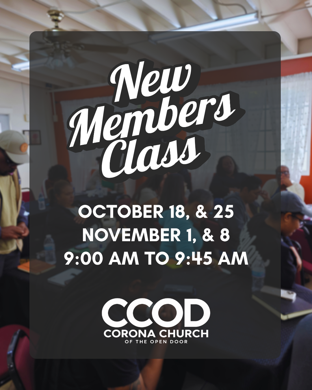 New Members Class