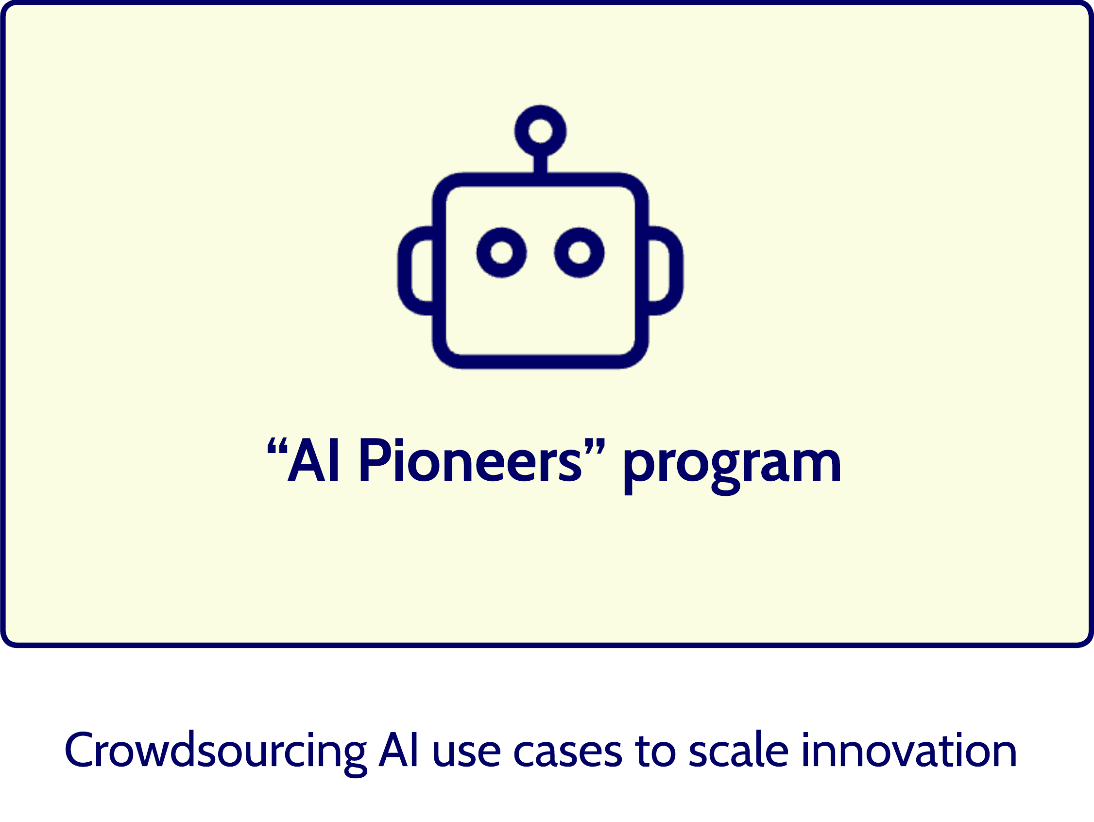 "AI Pioneers" program