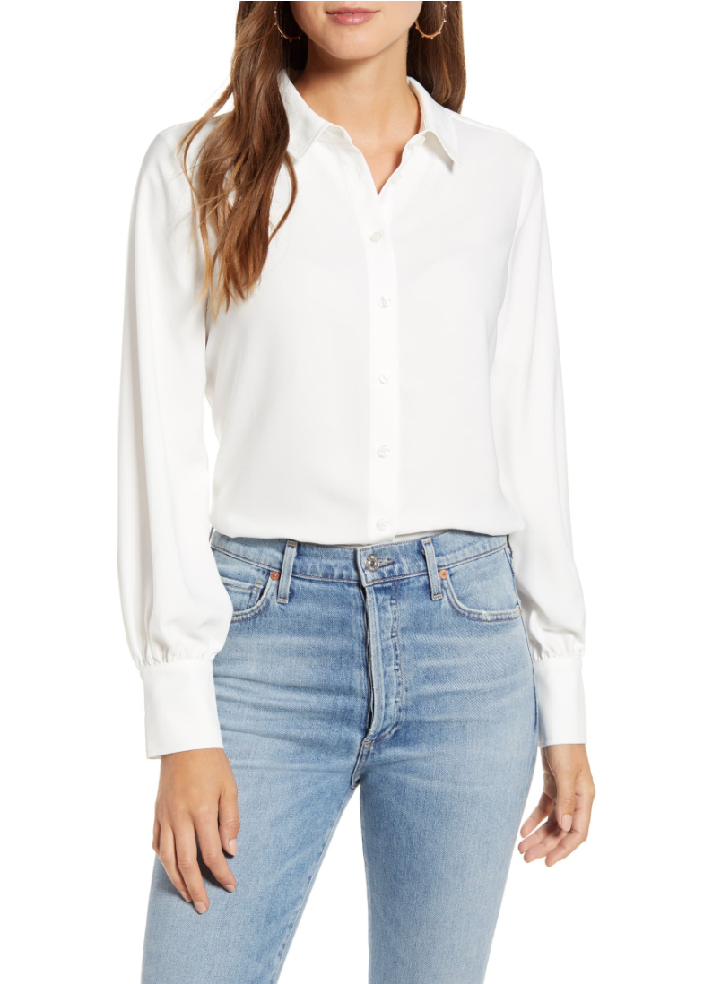 White Button Down