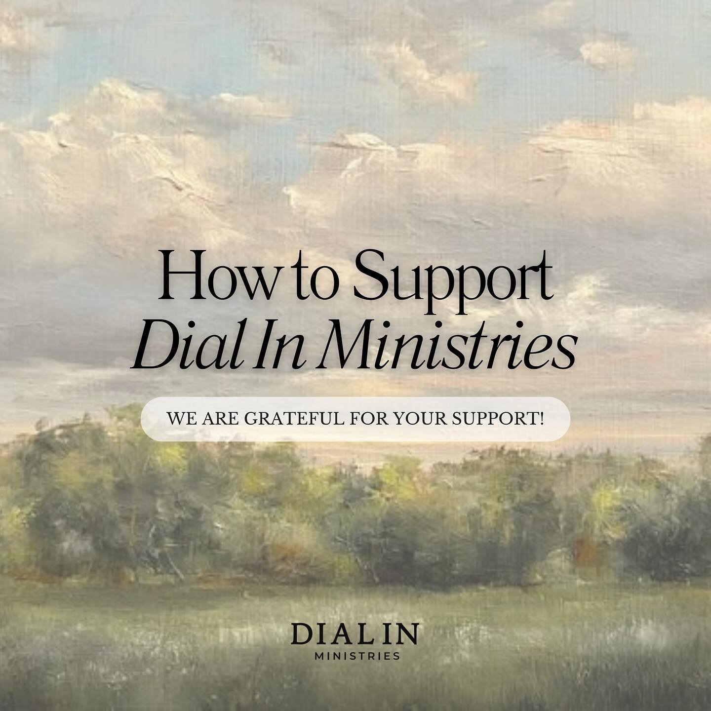 Exciting new! Last week we announced that @dialinministries is officially a non-profit! We are so thankful for the kind words and financial support that has already come in! Thank you!

Our mission is to provide Biblical resourcing that is creative a