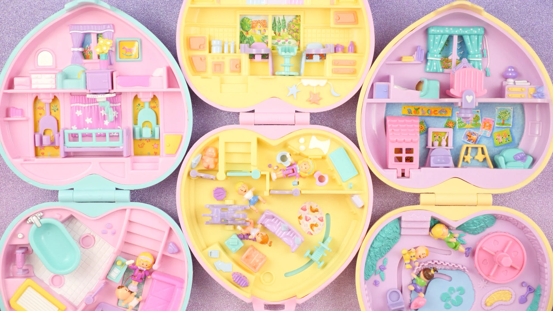 polly pocket strollin baby