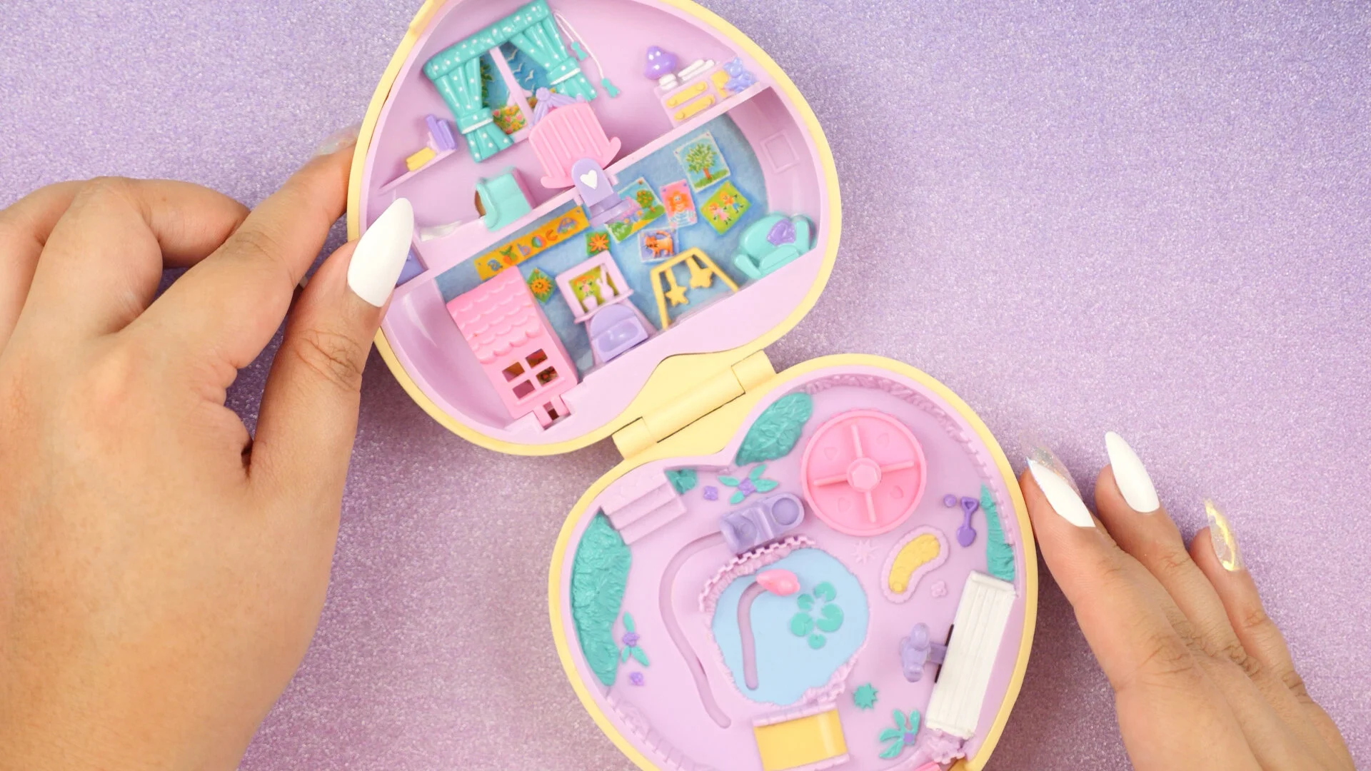 polly pocket strollin baby