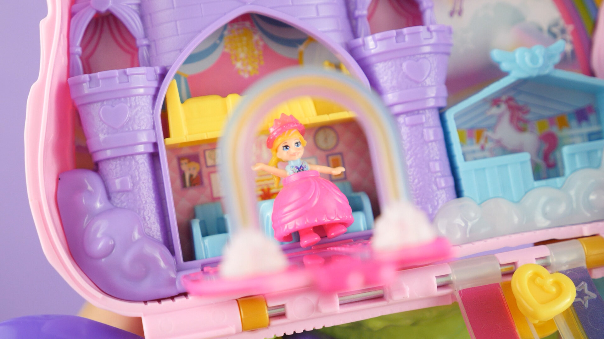 polly pocket unicorn party