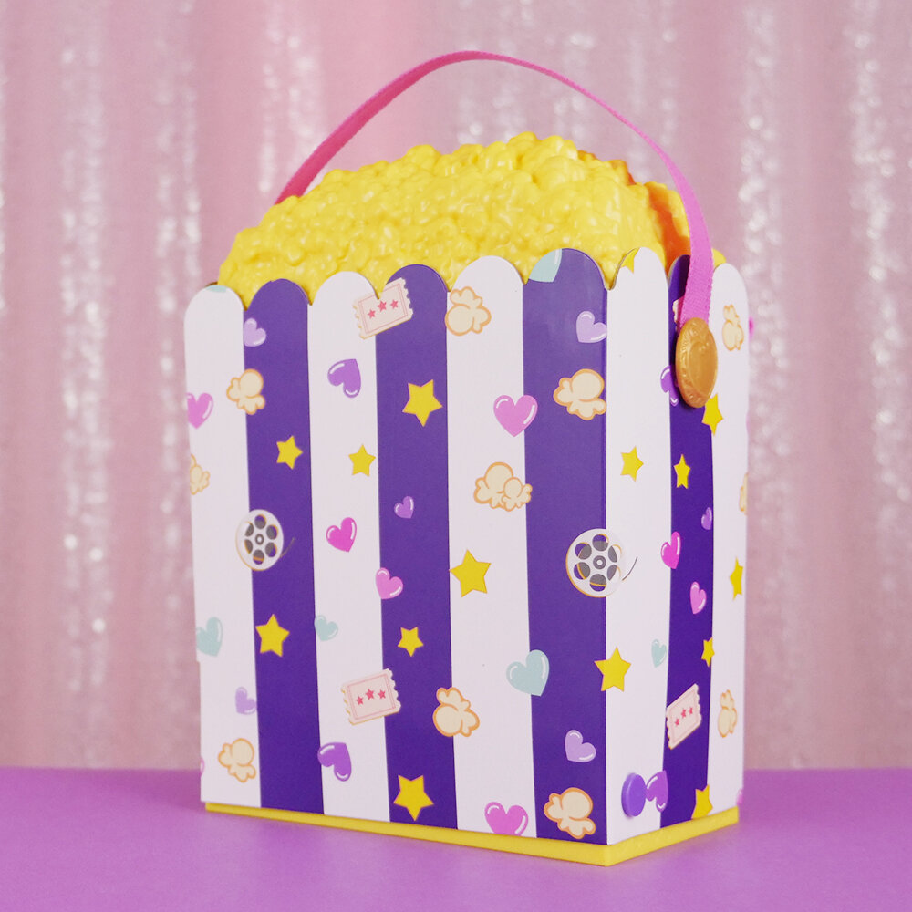 Polly Pocket Unbox-It Movie Theater Popcorn Playset