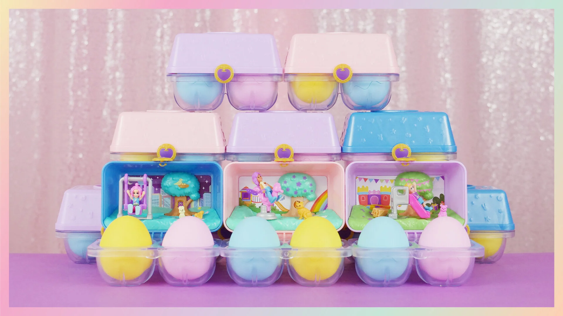 Polly Pocket Surprise Egg Carton Playsets Kerchie