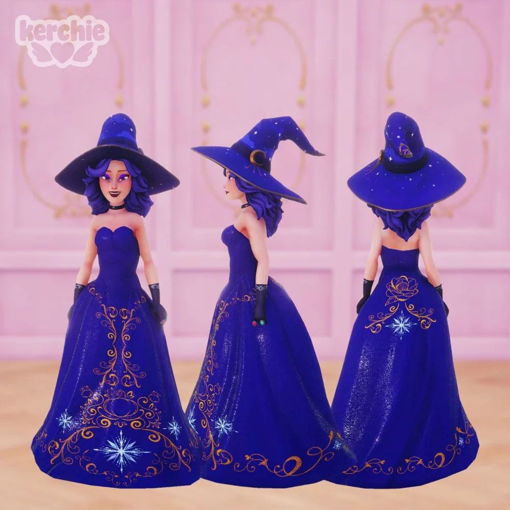 dreamlight valley dress design Recolor dress in Disney Dreamlight Valley boutique