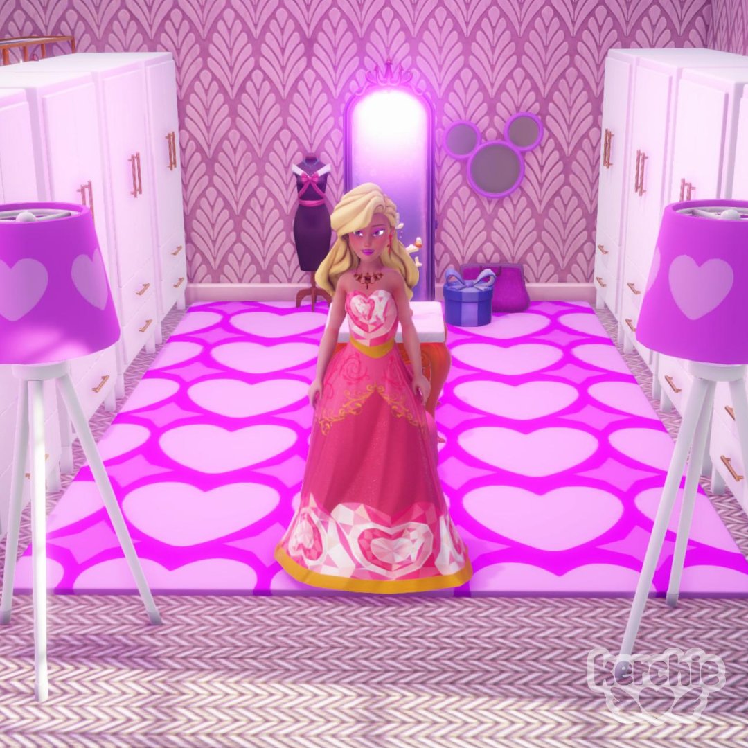 Barbie Dreamhouse Design Build &amp; Tour | Disney Dreamlight Valley Decorating Tips &amp; Tricks