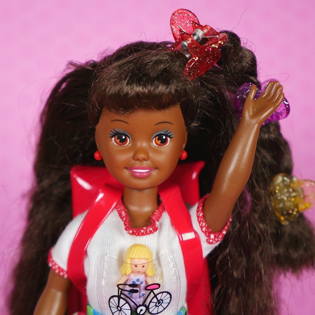Vintage Polly Pocket Barbie Hills Edition &amp; Stacie, Janet, Whitney 1994