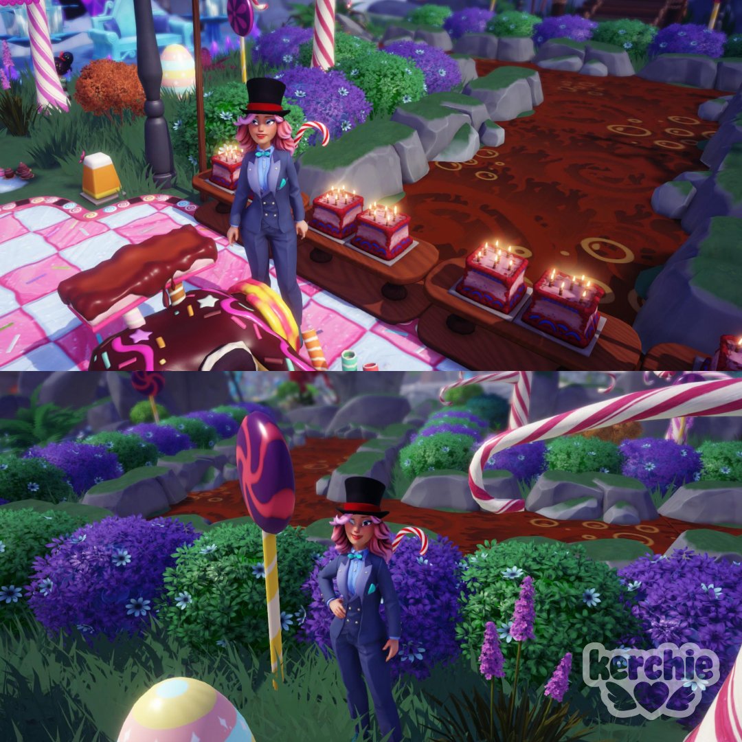 Vanellope Willy Wonka Candy Forest Of Valor Design Build &amp; Tour | Disney Dreamlight Valley Decorating Tips &amp; Tricks