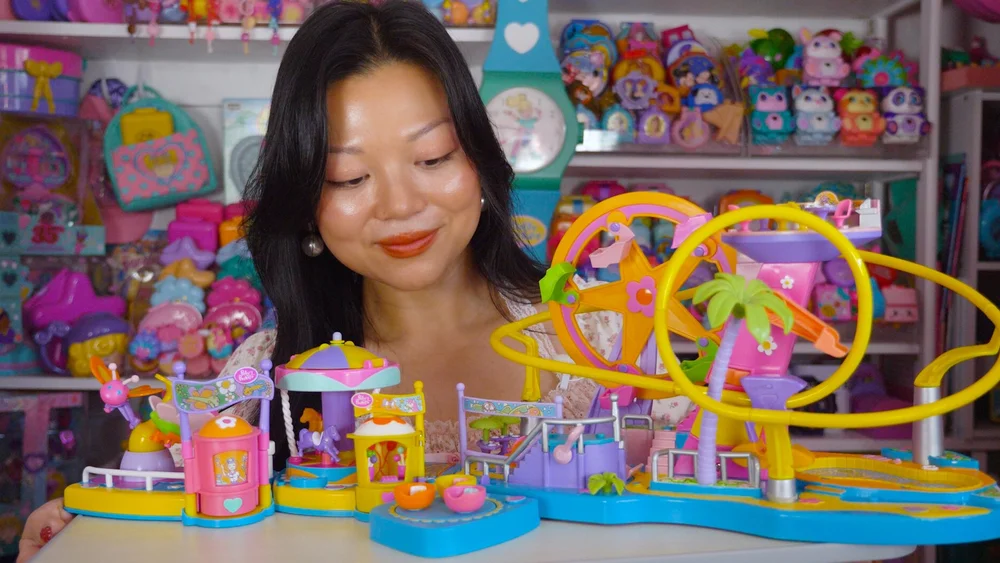 POLLY POCKET FUN Fair Happy Flyers aka Rocket Ride 1997 Vintage NEW & SEALED NIP EUR 120,00 - FR