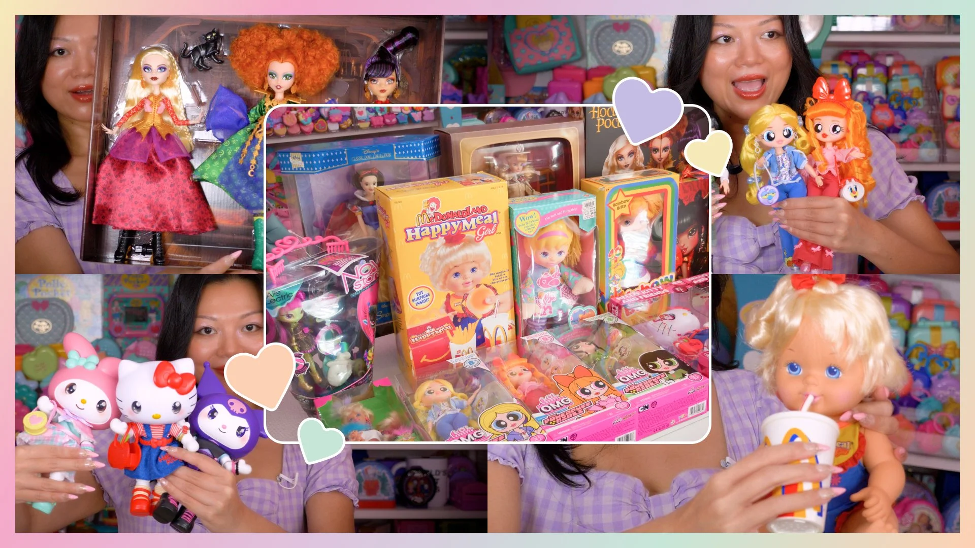 ✨SHOWCASE✨ Unboxing All My Dolls: Barbie, Hello Kitty, Monster High, Vintage Dolls, &amp; More!