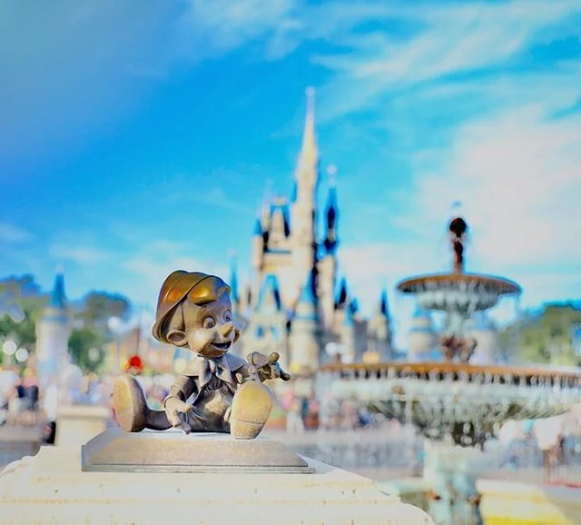 🏰🐭
I&rsquo;d be lying if I said I didn&rsquo;t miss Disney right now.
&bull;
#Disney #disneyworld #disneycharacter #pinocchio #castle #mickey #magickingdom #disneylife #disneyworldorlando #minnie #adventure