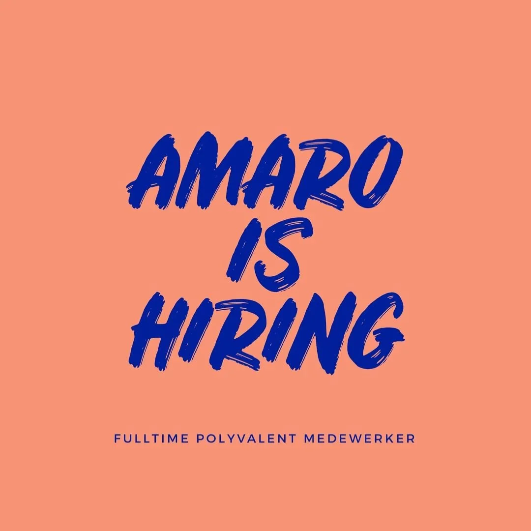 WIJ ZOEKEN VERSTERKING IN AMARO! 💪🏼
Wie heeft zin om samen met Frieke in te staan voor de dagelijkse werking van onze aperitivo bar? 🍇 🍸 

Ben je georganiseerd, heb je een grote glimlach en zie je werk? Kan je snel en proper werken en ben je een 