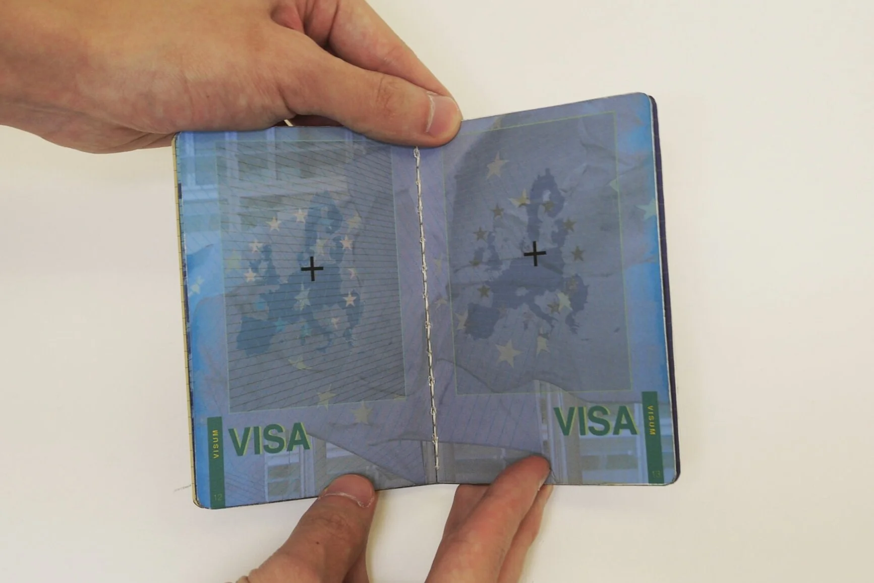 European Federation Passport Visa Pages