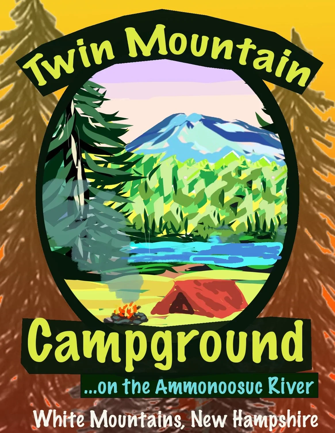 Logo Twin Mt. Campground