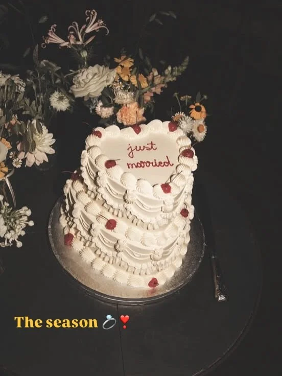 Photos shared with us by our lovely couples, celebrating beside their wedding cakes ❤️

May is just around the corner, and we can&rsquo;t wait for another beautiful wedding season filled with love, joy, and cake. ✨🍰🥂

🗓️To book your cake, simply p