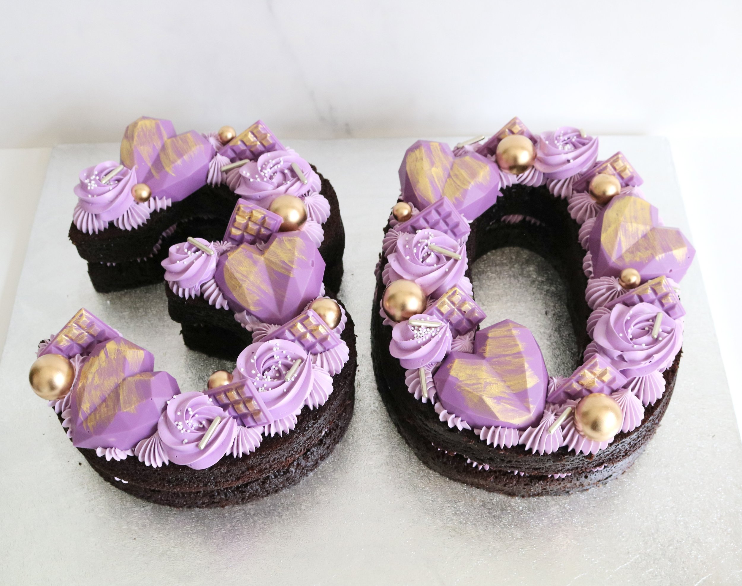 40th birthday number cake in london