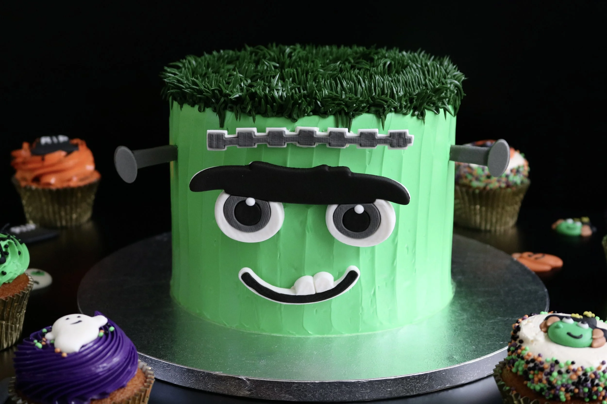 Cute Frankenstein Halloween Cake