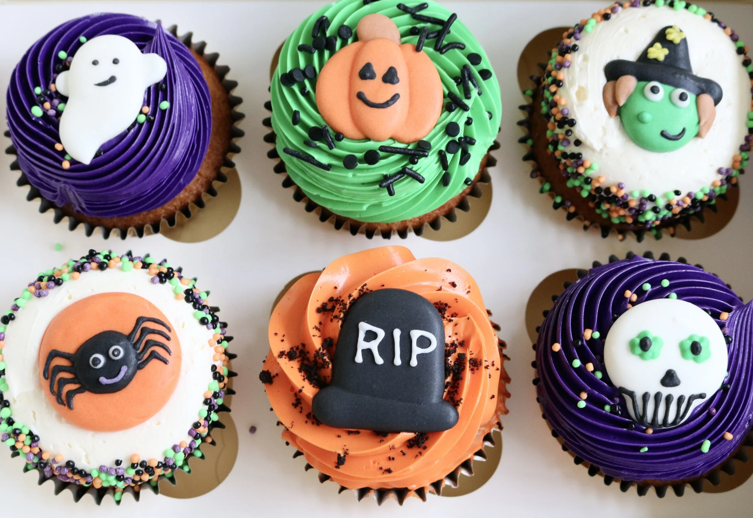 Halloween Party Cupcake Box