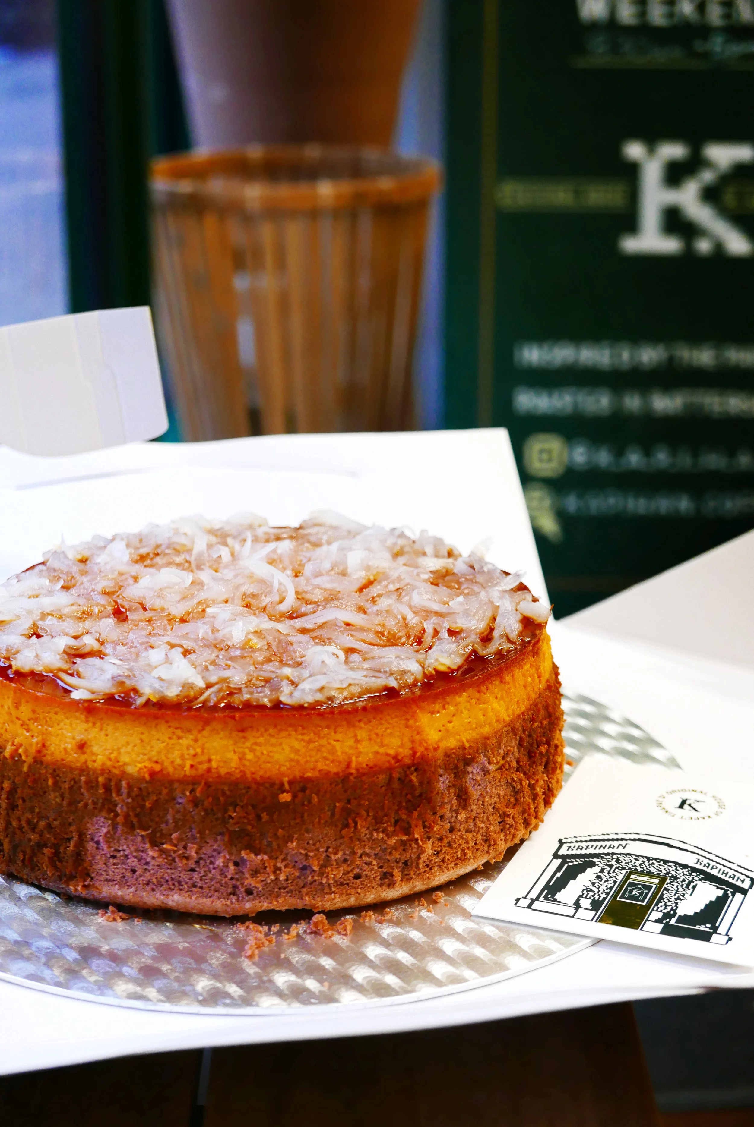Leche Flan Chiffon Cake