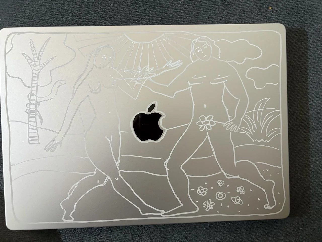 Custom Macbook hand-painting 2025 